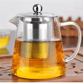 Stainless Steel Heat Resistant Glass Teapot